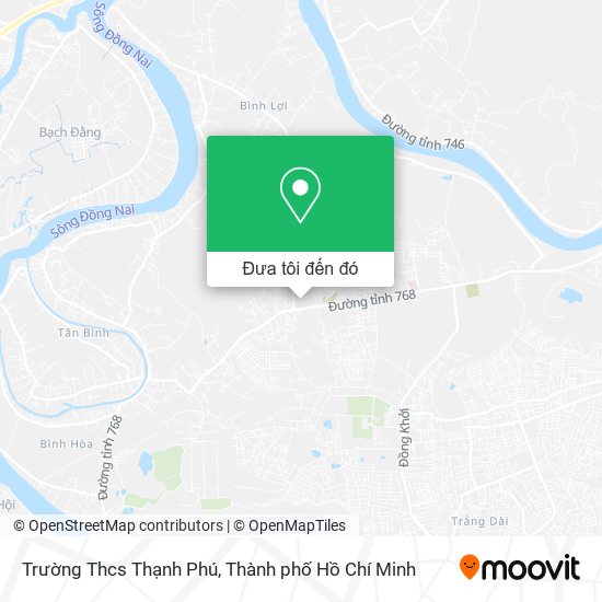 Bản đồ Trường Thcs Thạnh Phú
