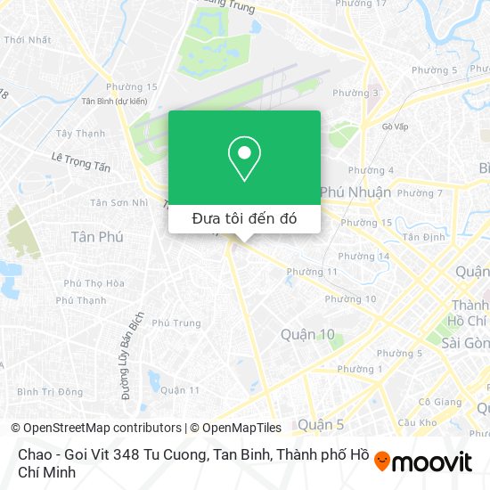 Bản đồ Chao - Goi Vit 348 Tu Cuong, Tan Binh
