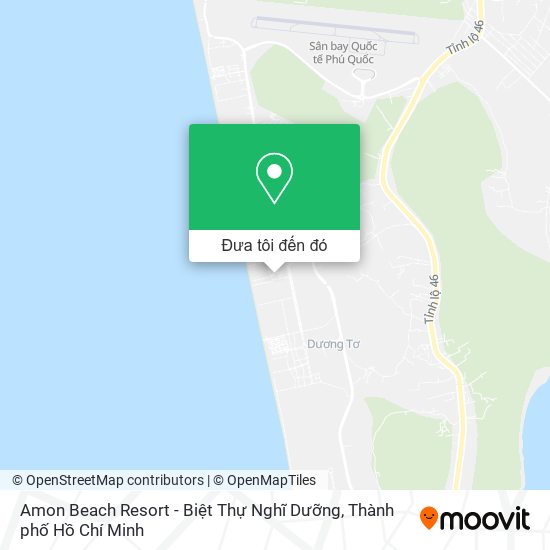 Bản đồ Amon Beach Resort - Biệt Thự Nghĩ Dưỡng