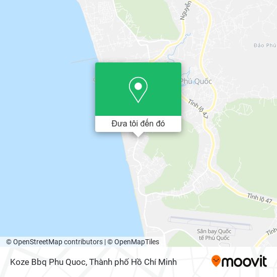 Bản đồ Koze Bbq Phu Quoc