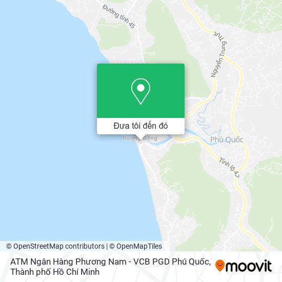 Bản đồ ATM Ngân Hàng Phương Nam - VCB PGD Phú Quốc