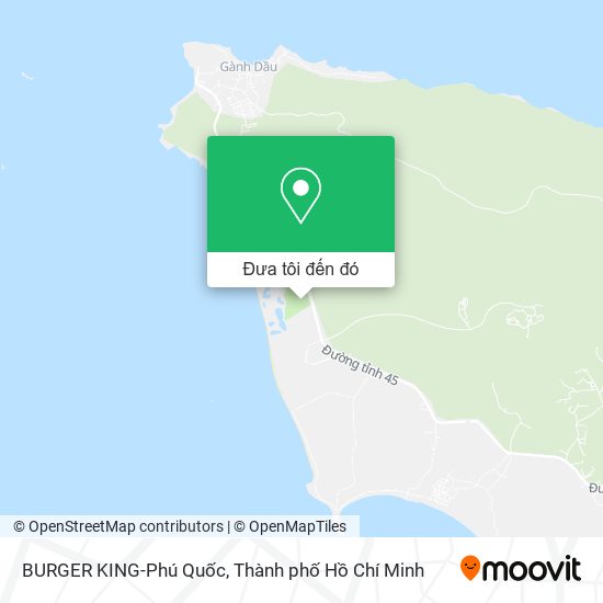 Bản đồ BURGER KING-Phú Quốc