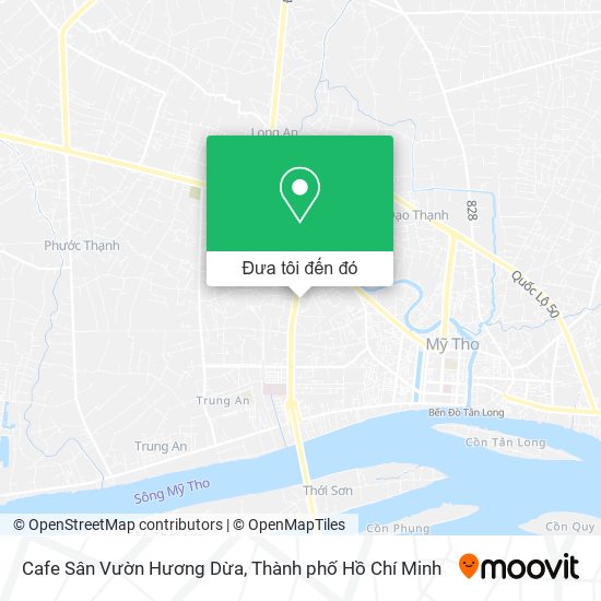 Bản đồ Cafe Sân Vườn Hương Dừa