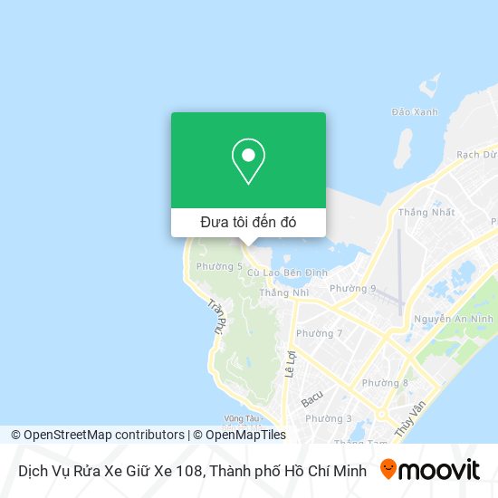 Bản đồ Dịch Vụ Rửa Xe Giữ Xe 108