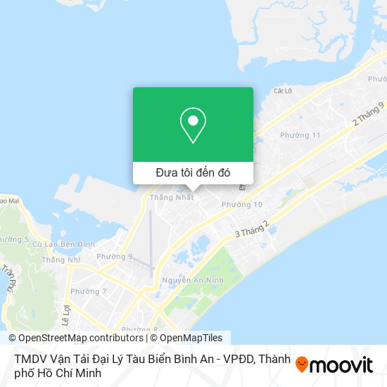 Bản đồ TMDV Vận Tải Đại Lý Tàu Biển Bình An - VPĐD