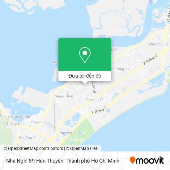 Bản đồ Nhà Nghỉ 89 Hàn Thuyên