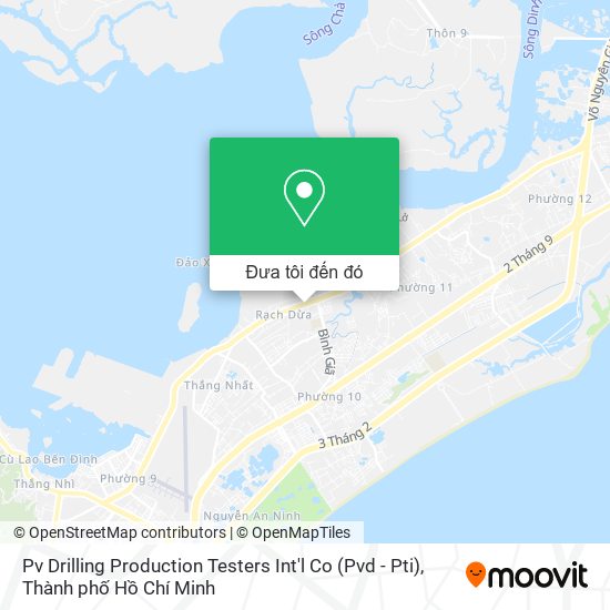 Bản đồ Pv Drilling Production Testers Int'l Co (Pvd - Pti)