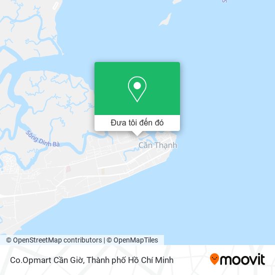 Bản đồ Co.Opmart Cần Giờ
