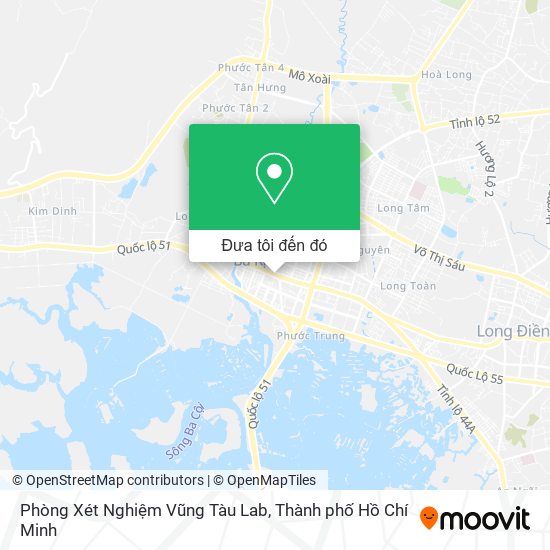 Bản đồ Phòng Xét Nghiệm Vũng Tàu Lab