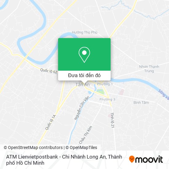 Bản đồ ATM Lienvietpostbank - Chi Nhánh Long An