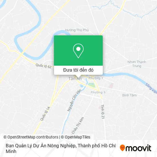 Bản đồ Ban Quản Lý Dự Án Nông Nghiệp