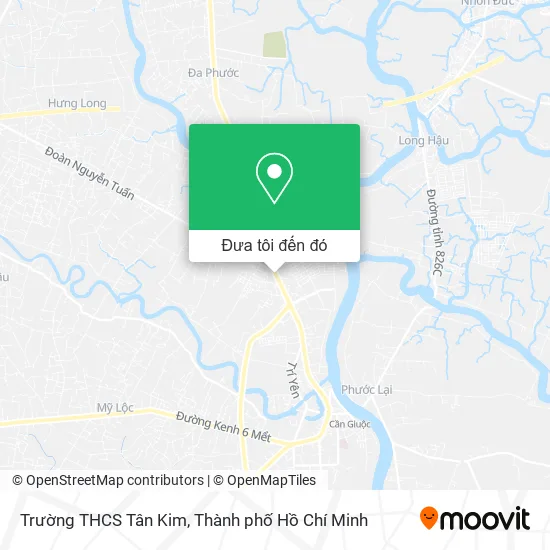 Bản đồ Trường THCS Tân Kim