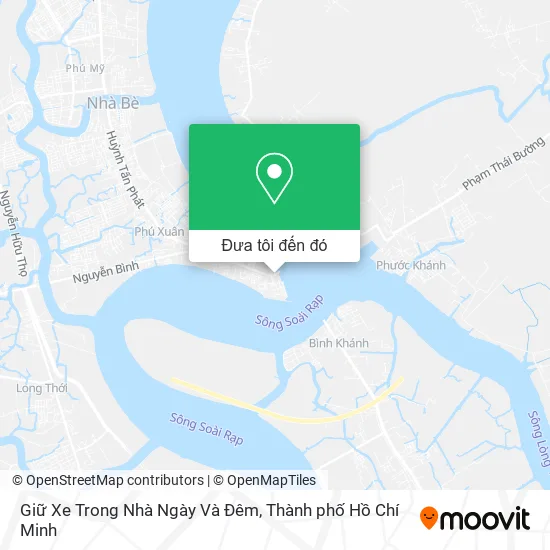 Bản đồ Giữ Xe Trong Nhà Ngày Và Đêm