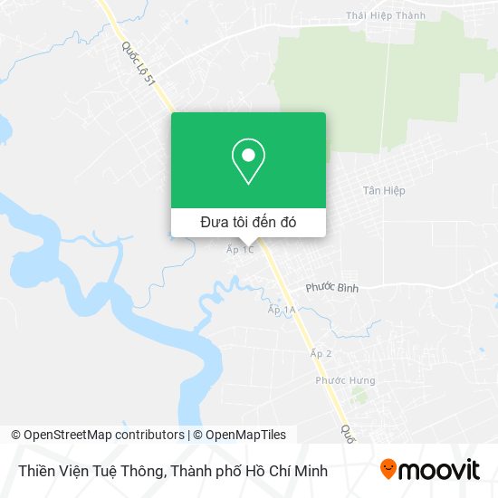 Bản đồ Thiền Viện Tuệ Thông