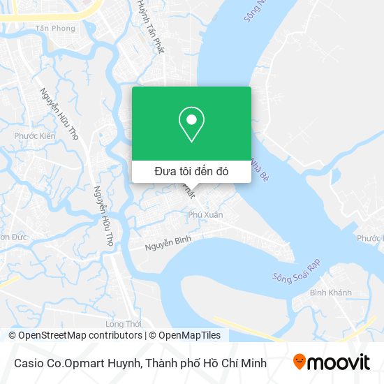Bản đồ Casio Co.Opmart Huynh