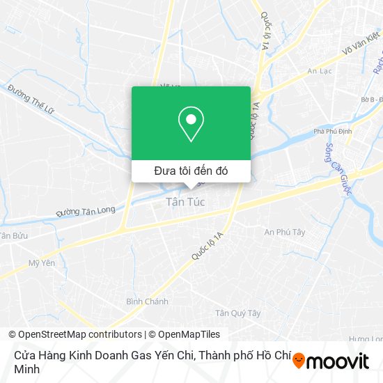 Bản đồ Cửa Hàng Kinh Doanh Gas Yến Chi