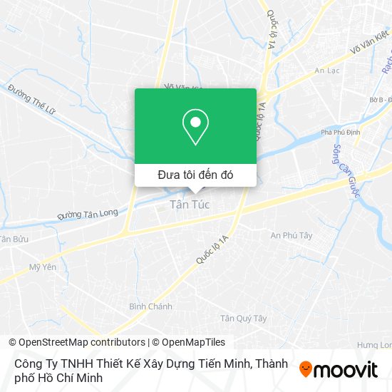 Bản đồ Công Ty TNHH Thiết Kế Xây Dựng Tiến Minh