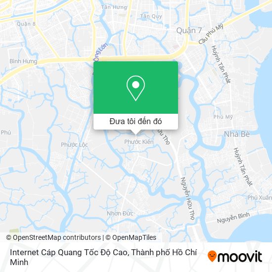 Bản đồ Internet Cáp Quang Tốc Độ Cao