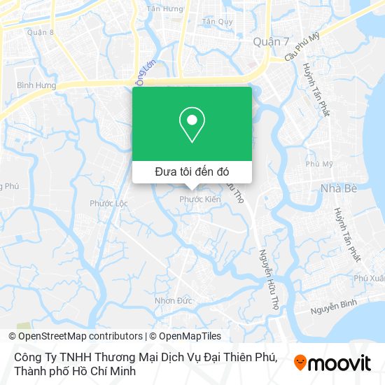 Bản đồ Công Ty TNHH Thương Mại Dịch Vụ Đại Thiên Phú