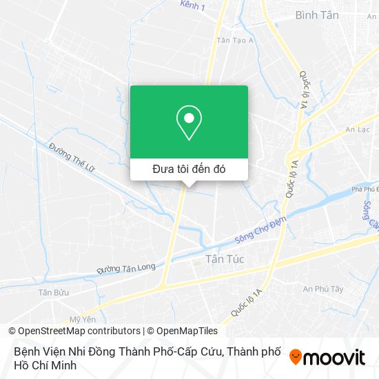 Bản đồ Bệnh Viện Nhi Đồng Thành Phố-Cấp Cứu