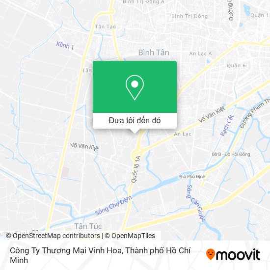 Bản đồ Công Ty Thương Mại Vinh Hoa