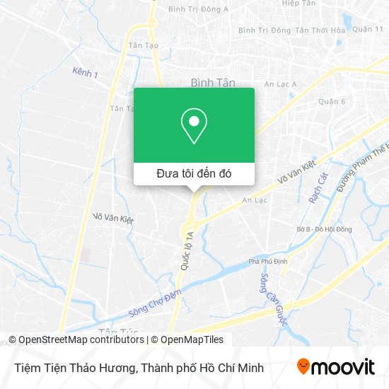 Bản đồ Tiệm Tiện Thảo Hương