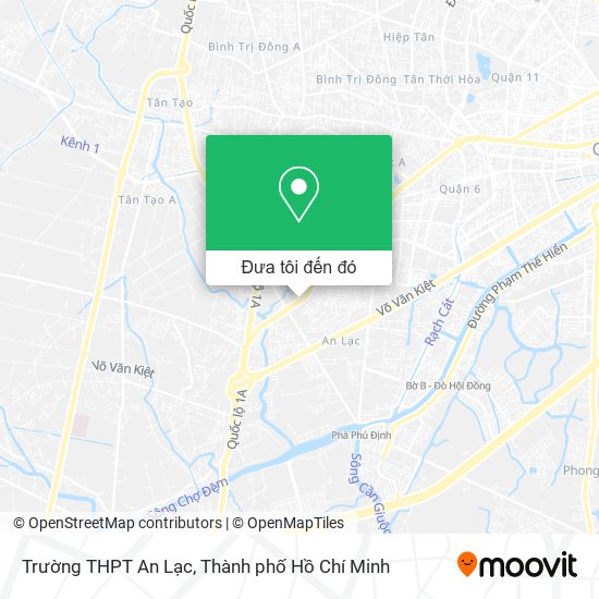 Bản đồ Trường THPT An Lạc