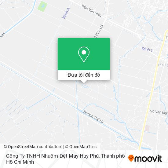 Bản đồ Công Ty TNHH Nhuộm-Dệt May Huy Phú
