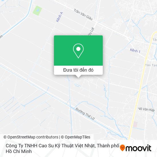 Bản đồ Công Ty TNHH Cao Su Kỹ Thuật Việt Nhật