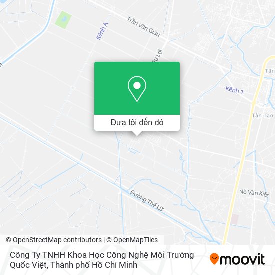 Bản đồ Công Ty TNHH Khoa Học Công Nghệ Môi Trường Quốc Việt