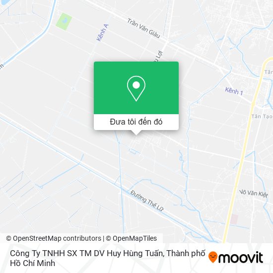 Bản đồ Công Ty TNHH SX TM DV Huy Hùng Tuấn