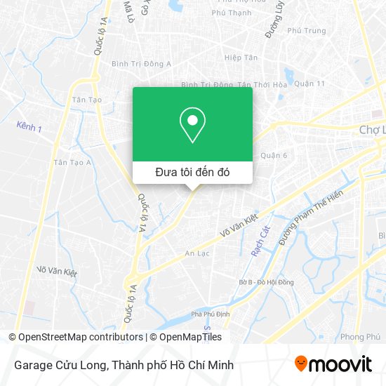 Bản đồ Garage Cửu Long