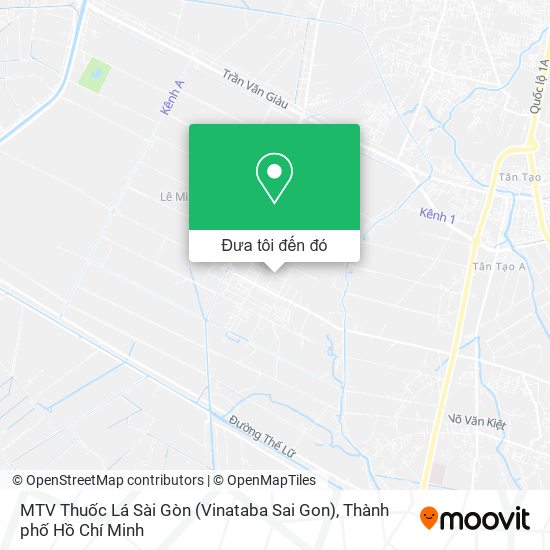 Bản đồ MTV Thuốc Lá Sài Gòn (Vinataba Sai Gon)