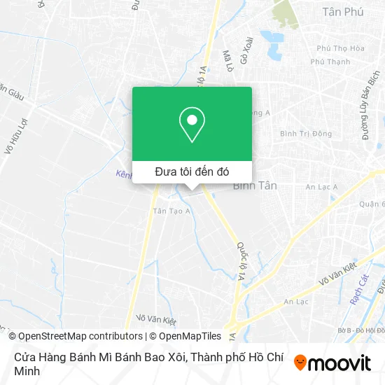 Bản đồ Cửa Hàng Bánh Mì Bánh Bao Xôi