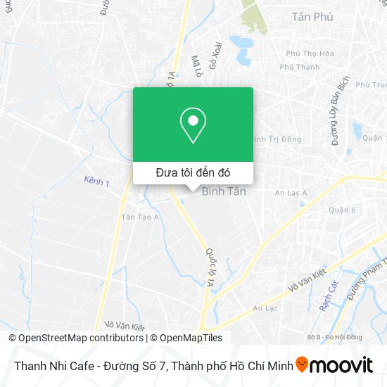 Bản đồ Thanh Nhi Cafe - Đường Số 7