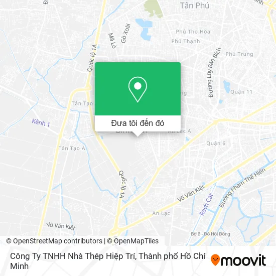 Bản đồ Công Ty TNHH Nhà Thép Hiệp Trí