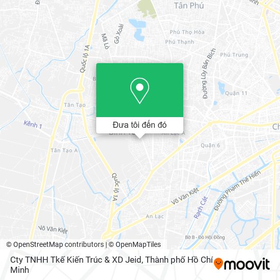 Bản đồ Cty TNHH Tkế Kiến Trúc & XD Jeid