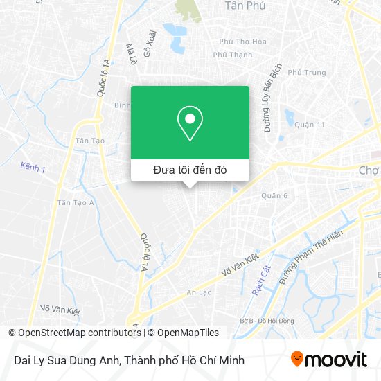 Bản đồ Dai Ly Sua Dung Anh