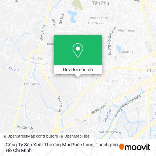 Bản đồ Công Ty Sản Xuất Thương Mại Phúc Lang