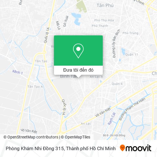Bản đồ Phòng Khám Nhi Đồng 315