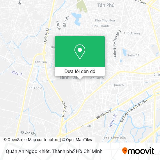 Bản đồ Quán Ăn Ngọc Khiết