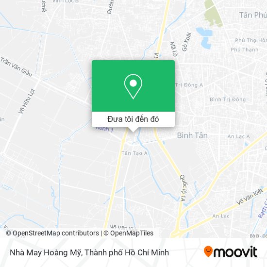 Bản đồ Nhà May Hoàng Mỹ