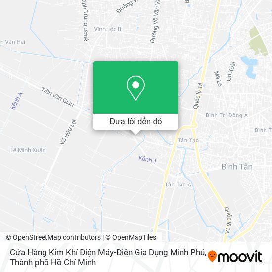 Bản đồ Cửa Hàng Kim Khí Điện Máy-Điện Gia Dụng Minh Phú