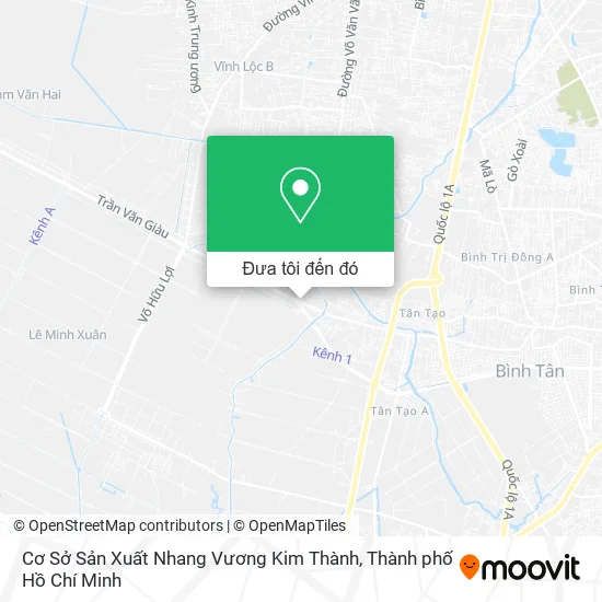 Bản đồ Cơ Sở Sản Xuất Nhang Vương Kim Thành