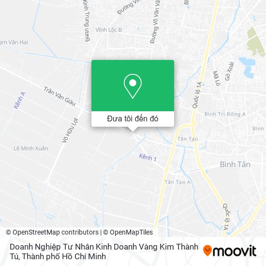 Bản đồ Doanh Nghiệp Tư Nhân Kinh Doanh Vàng Kim Thành Tú