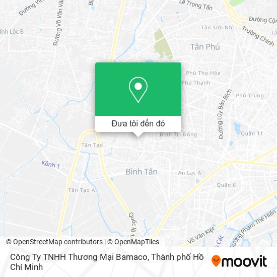 Bản đồ Công Ty TNHH Thương Mại Bamaco
