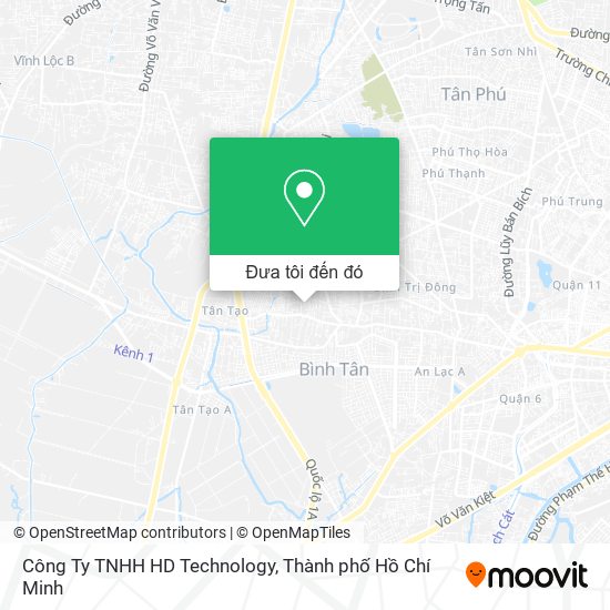 Bản đồ Công Ty TNHH HD Technology