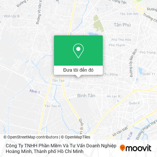 Bản đồ Công Ty TNHH Phần Mềm Và Tư Vấn Doanh Nghiệp Hoàng Minh