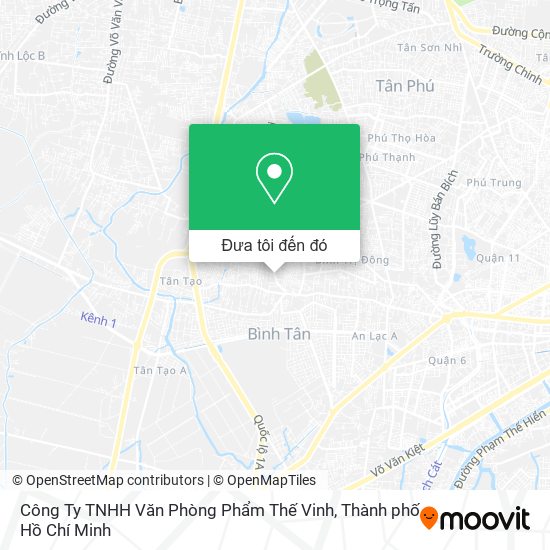 Bản đồ Công Ty TNHH Văn Phòng Phẩm Thế Vinh
