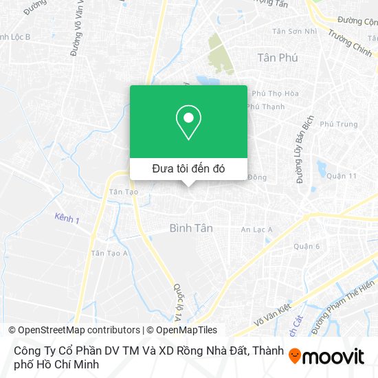 Bản đồ Công Ty Cổ Phần DV TM Và XD Rồng Nhà Đất